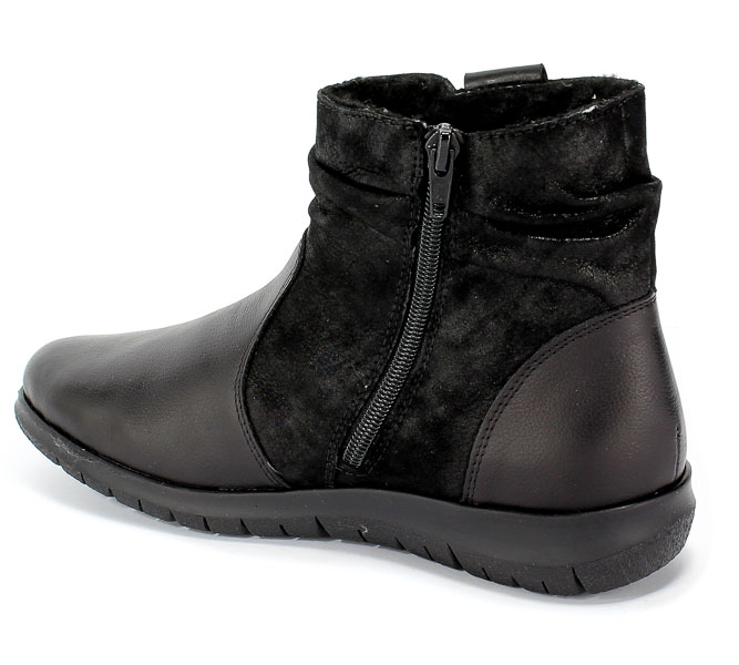 Trzewiki Rieker X0181-00 Black Czarny Skóra
