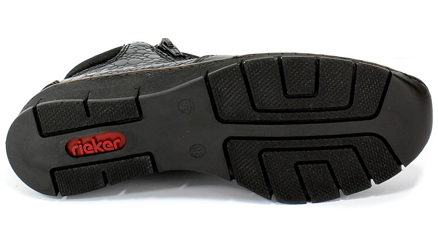 Trzewiki Rieker 53782-00 Black Czarny
