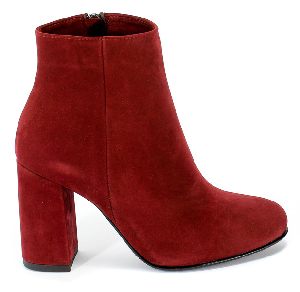 Botki Roma 462 Bordo Skóra