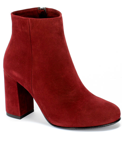 Botki Roma 462 Bordo Skóra