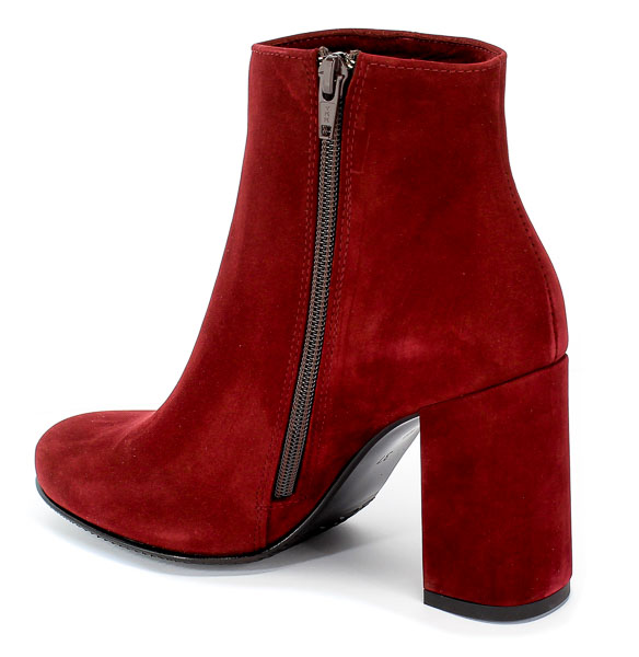 Botki Roma 462 Bordo Skóra