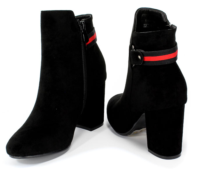 Botki Sokolski HX Z19-24 BLK N Czarny