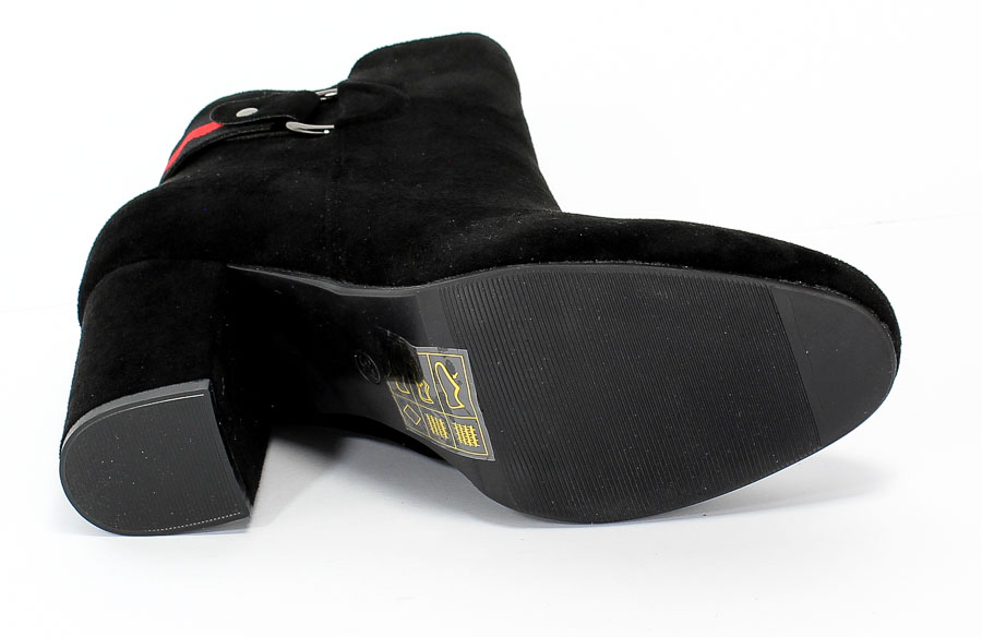 Botki Sokolski HX Z19-24 BLK N Czarny