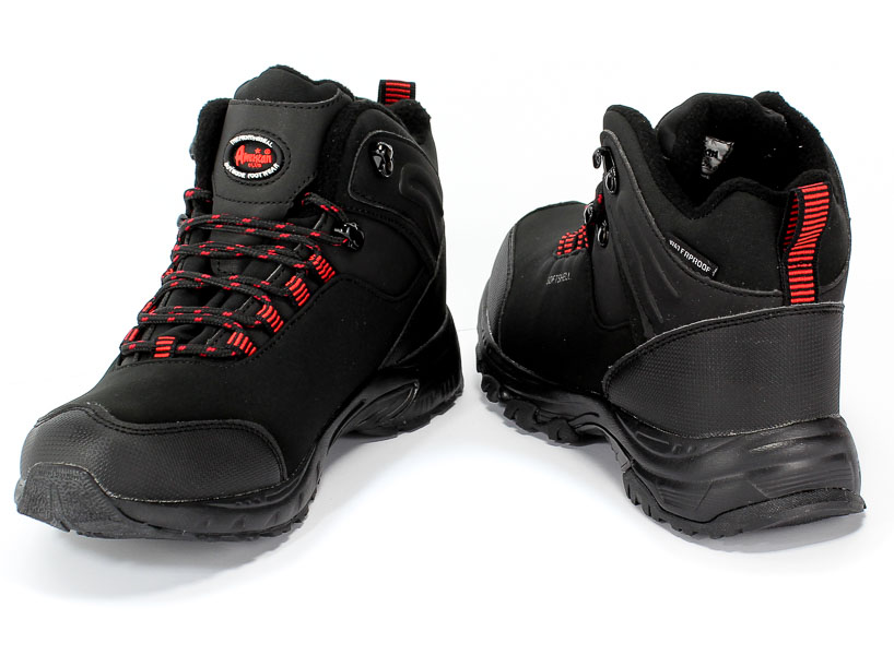 Trzewiki American WT62/19 Black/Red Czarny