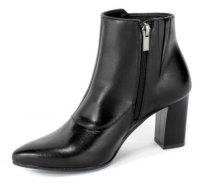 Botki Euro Moda KL 997-226 Czarny Skóra