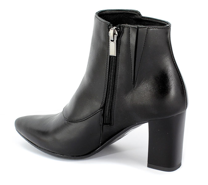 Botki Euro Moda KL 997-226 Czarny Skóra