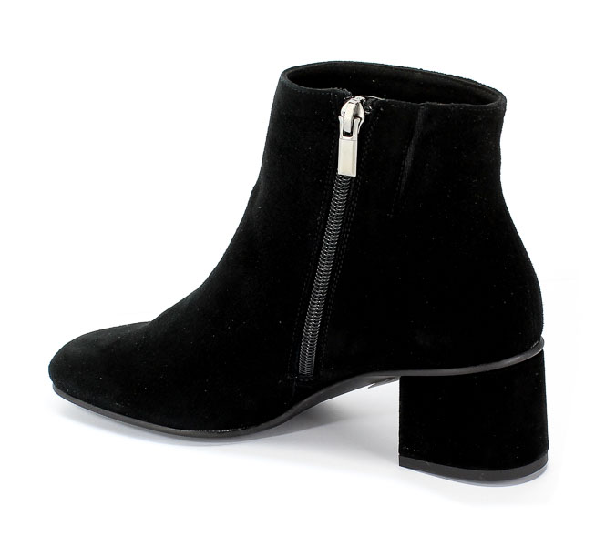Botki Euro Moda KL 1024-578-S Czarny Skóra