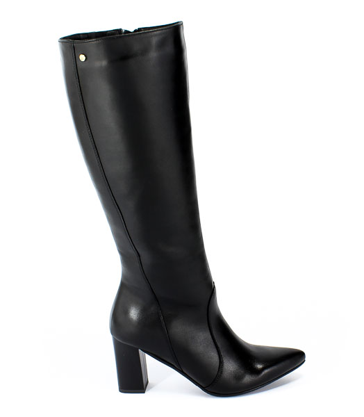 Kozaki Euro Moda KL 1022-226 Czarny Skóra
