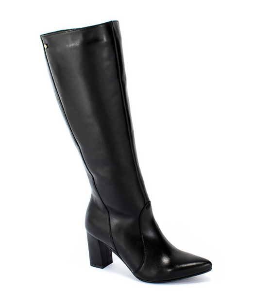 Kozaki Euro Moda KL 1022-226 Czarny Skóra