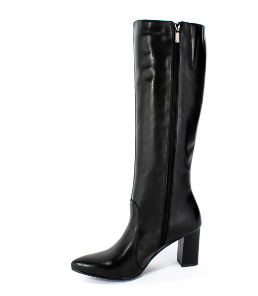 Kozaki Euro Moda KL 1022-226 Czarny Skóra