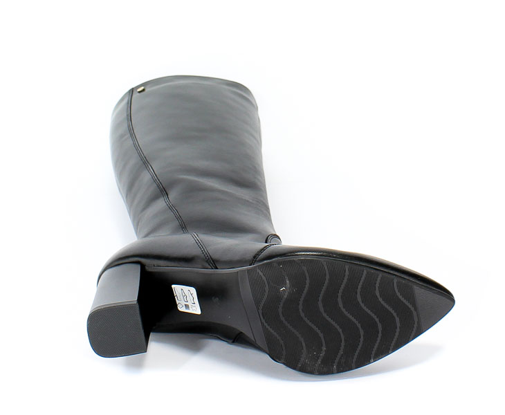 Kozaki Euro Moda KL 1022-226 Czarny Skóra