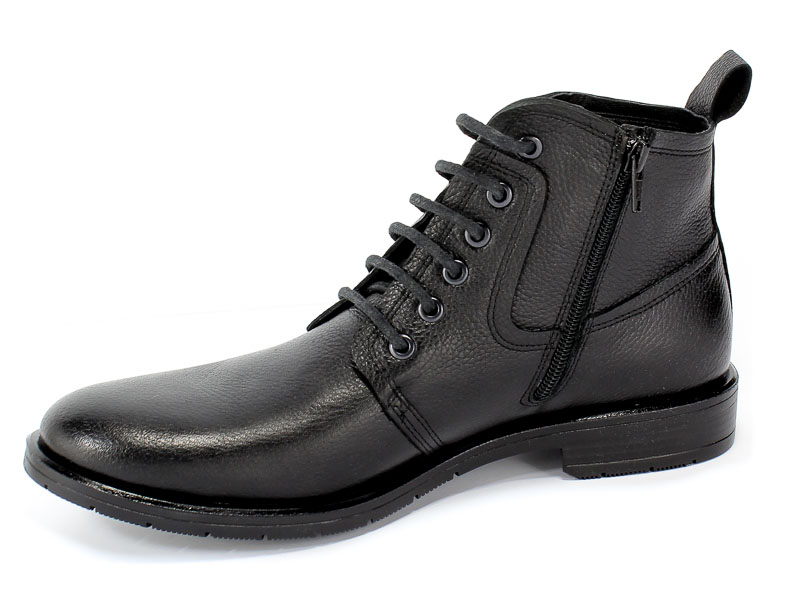 Trzewiki Sokolski 1502 Black Czarny Skóra