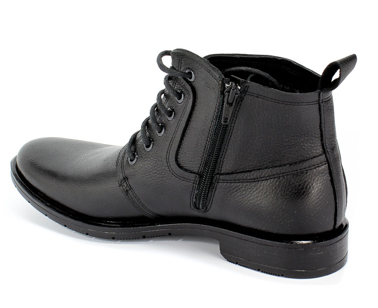 Trzewiki Sokolski 1502 Black Czarny Skóra