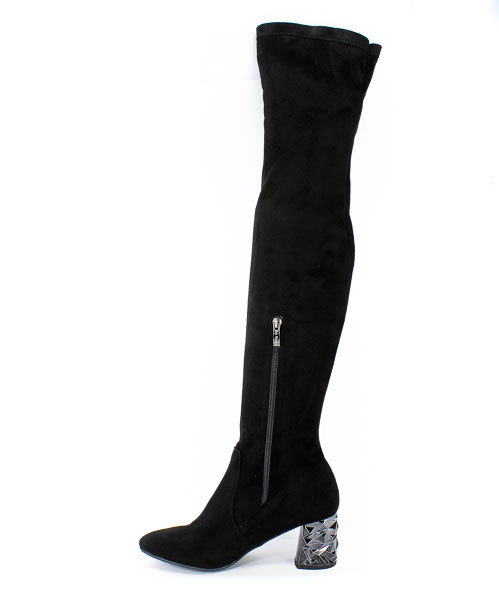 Kozaki Euro Moda MM Oleksy M08 147 Czarny Skóra