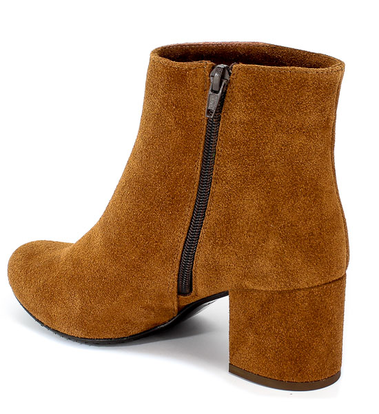 Botki Tomex 1741 Koniakowy Brązowy Skora