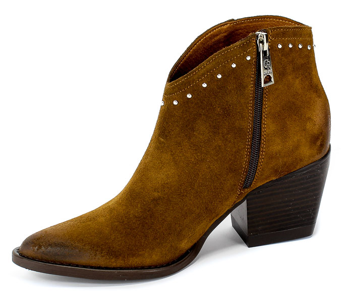 Botki Carinii B5291-M49-000-000-D64 Rudy Skóra