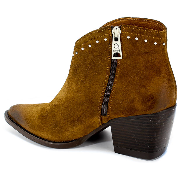 Botki Carinii B5291-M49-000-000-D64 Rudy Skóra