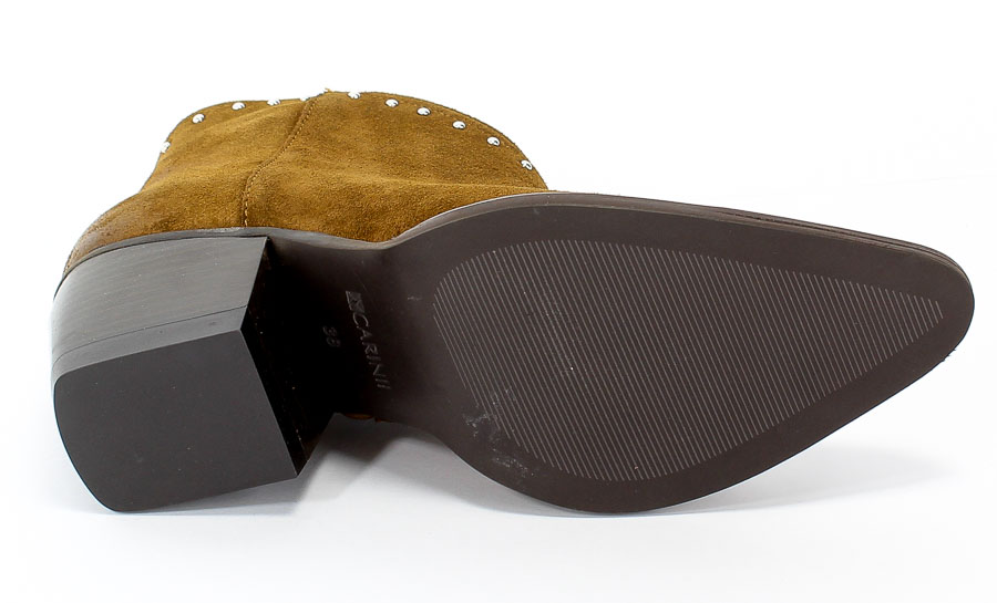 Botki Carinii B5291-M49-000-000-D64 Rudy Skóra