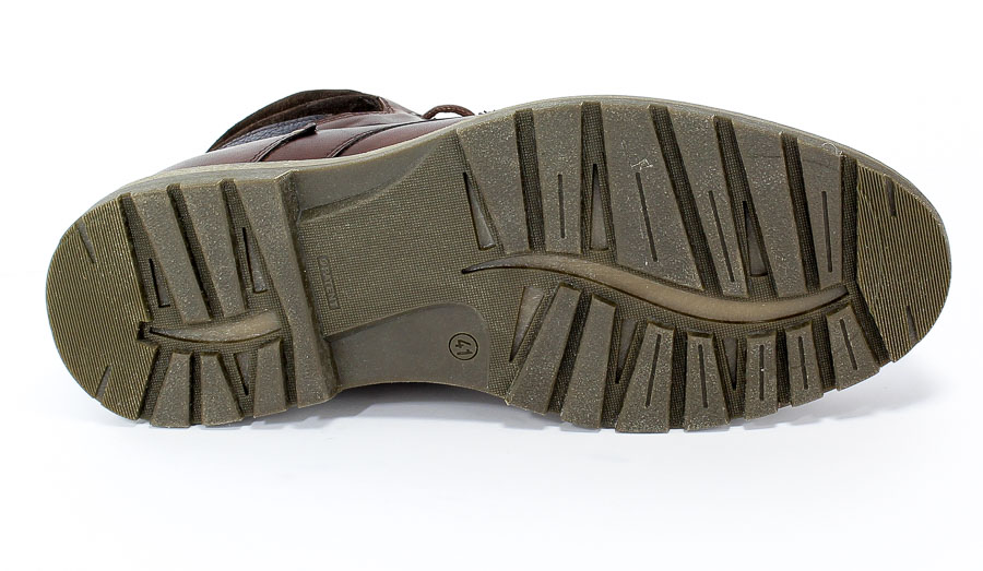 Trzewiki Krisbut 6514-1-7 Brąz Skóra