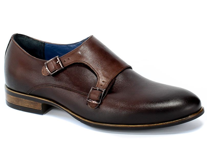 Półbuty Euro Moda Nko 1720 BC 27 Brązowy Skóra