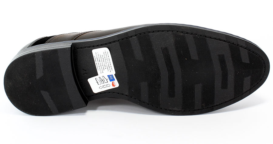 Półbuty Euro Moda Nko 1671 BC 17 Brązowy Skóra