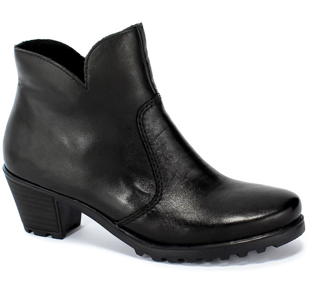Trzewiki Rieker Y80A4-01 Black Czarny Skóra