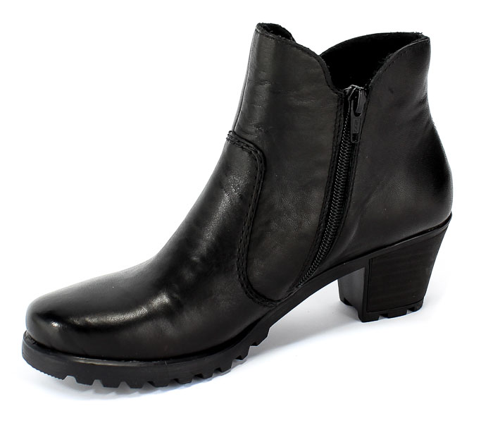 Trzewiki Rieker Y80A4-01 Black Czarny Skóra