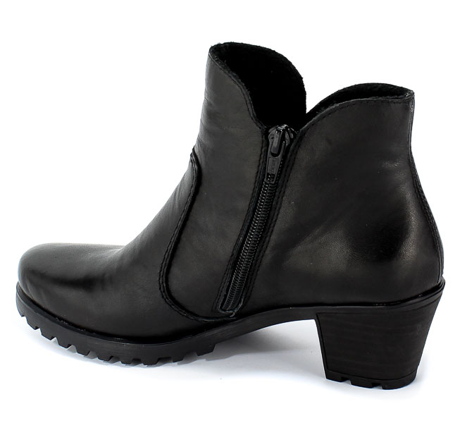 Trzewiki Rieker Y80A4-01 Black Czarny Skóra