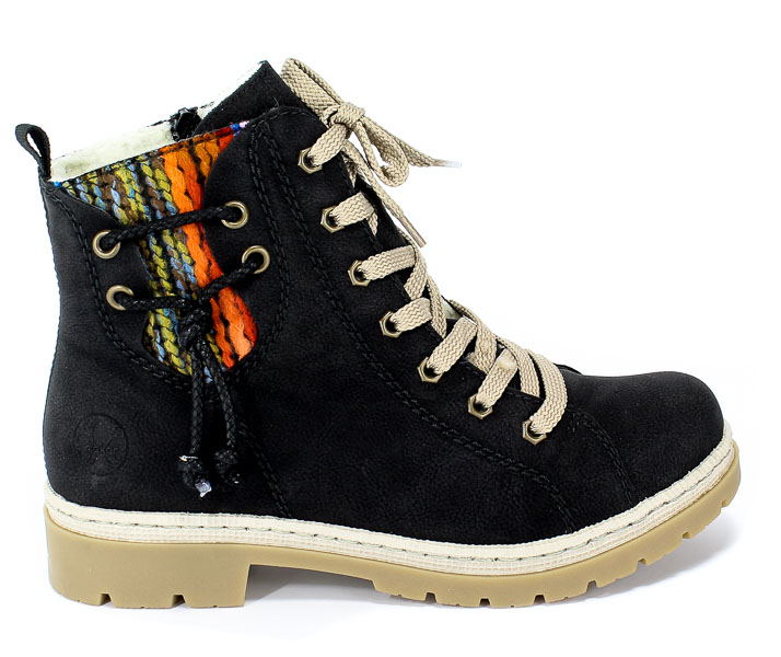 Trzewiki Rieker Y9438-00 Black Czarny 