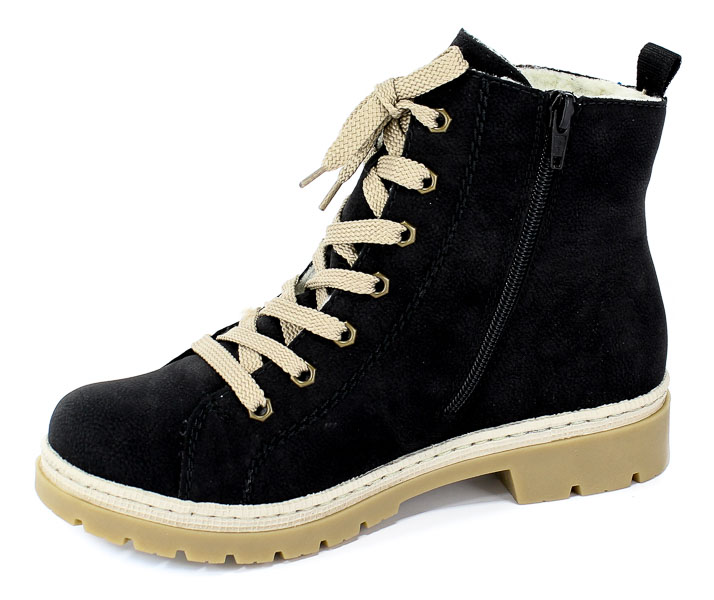 Trzewiki Rieker Y9438-00 Black Czarny 