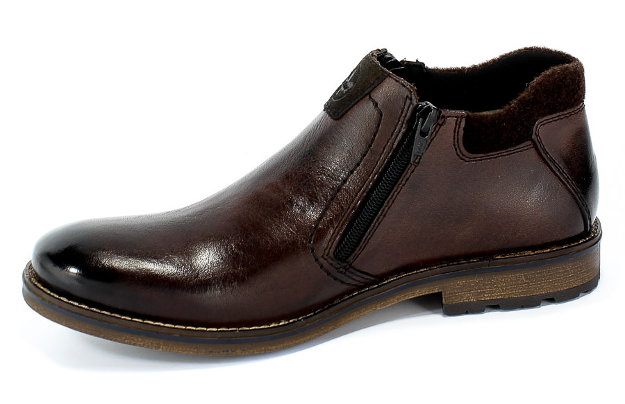 Trzewiki Rieker B5582-25 Brown Brązowy Skóra