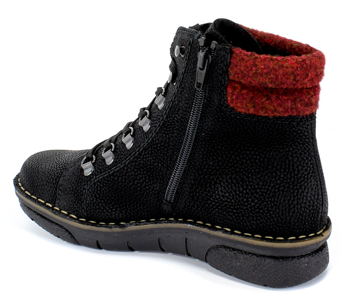 Trzewiki Rieker 73320-00 Black Combination Czarny
