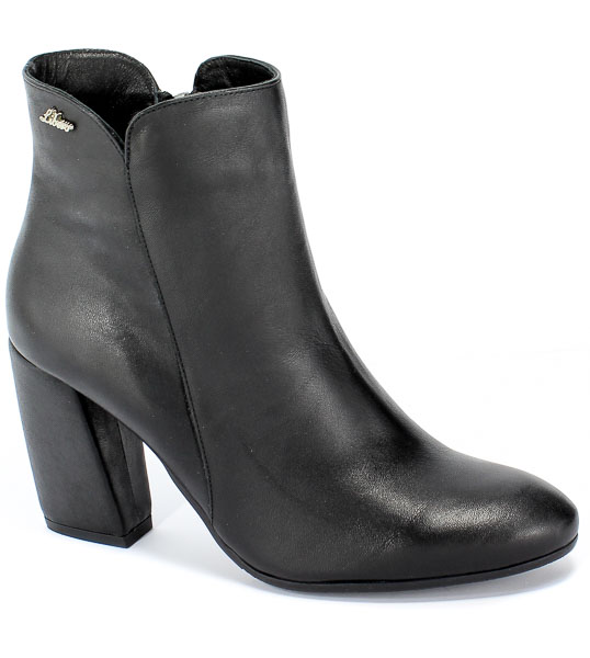 Botki Libero 1285 8 Czarny Skóra 