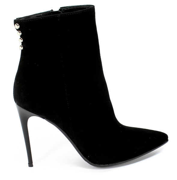 Botki Visconi 2539571/038 Nero Wel Koc Czarny Skóra