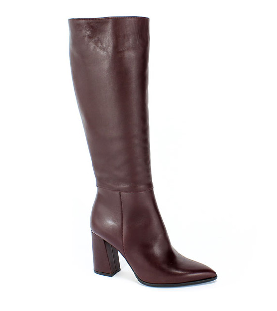 Kozaki Visconi 1631200/200 Bordo 23 Skóra