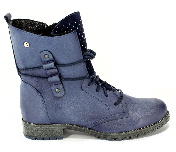 Trzewiki Maciejka 03959-17/00-3 Granat Skóra