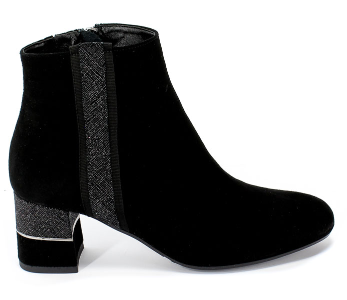 Botki Uncome 29402 Nero Czarny Skóra