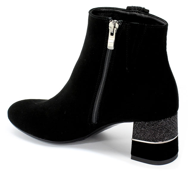 Botki Uncome 29402 Nero Czarny Skóra
