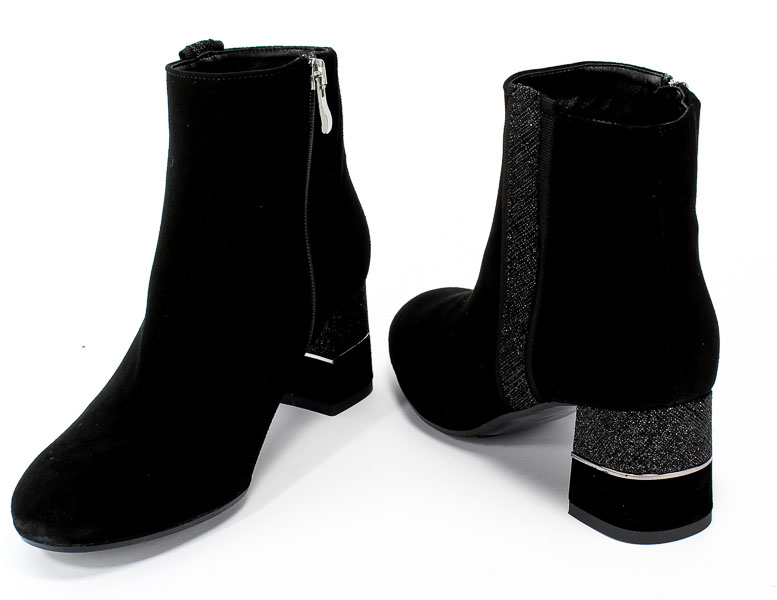 Botki Uncome 29402 Nero Czarny Skóra