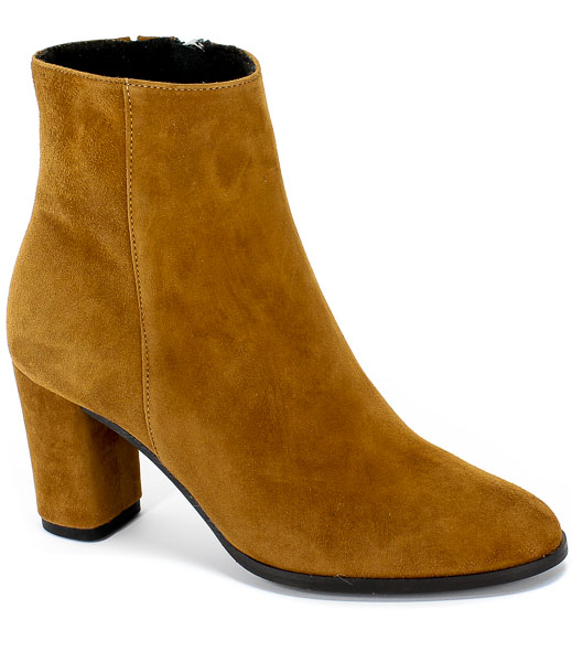 Botki Uncome 23076 Cuoio Brązowy Skóra