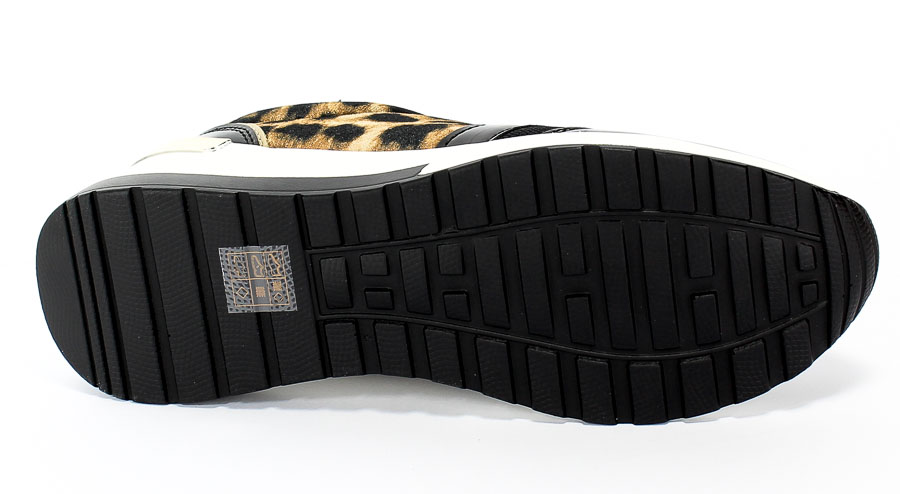 Półbuty Menbur 20686 0012 Animal Print Czarny