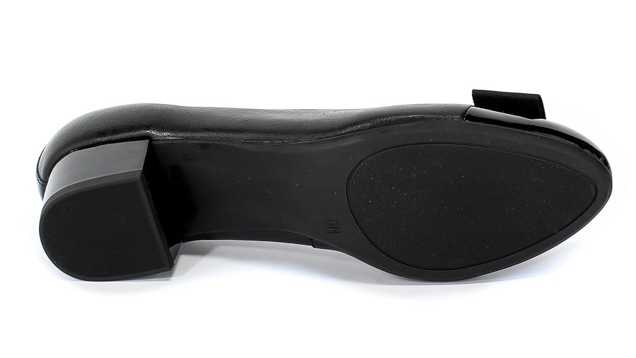Czółenka Caprice 9-22305-23 026 Black Nappa Co Czarny Skóra