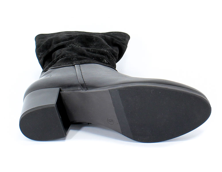 Trzewiki Caprice 9-25321-23 019 Black Comb Czarny Skóra