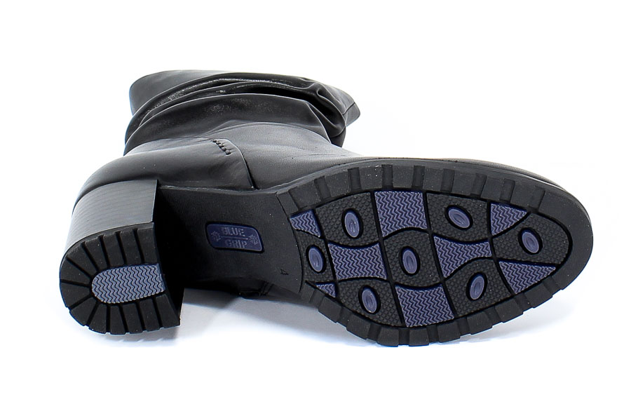 Botki Caprice 9-25416-23 022 Black Nappa Czarny Skóra