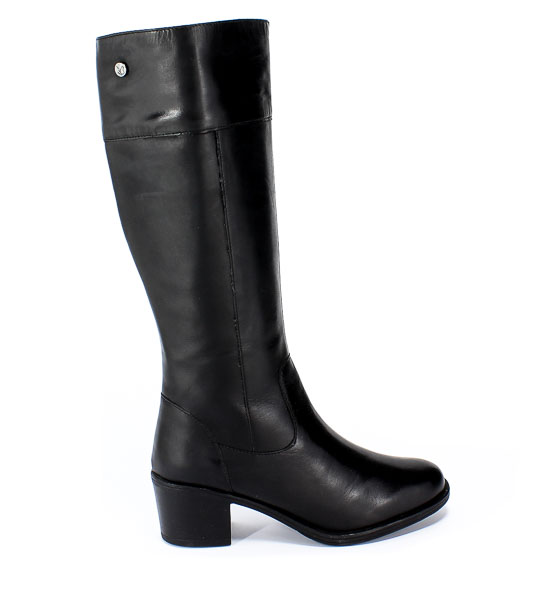 Kozaki Caprice 9-25550-23 022 Black Nappa Czarny Skóra