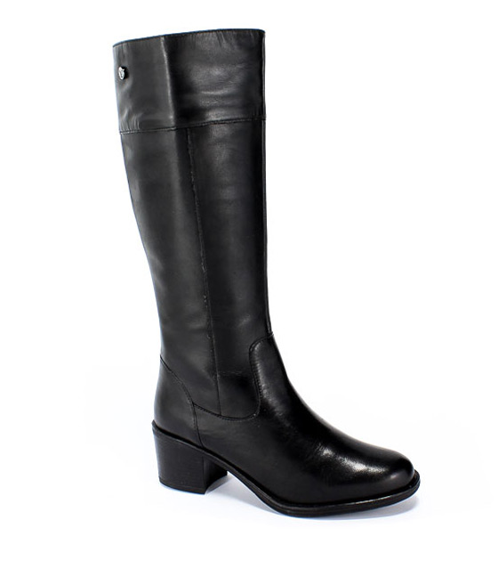 Kozaki Caprice 9-25550-23 022 Black Nappa Czarny Skóra