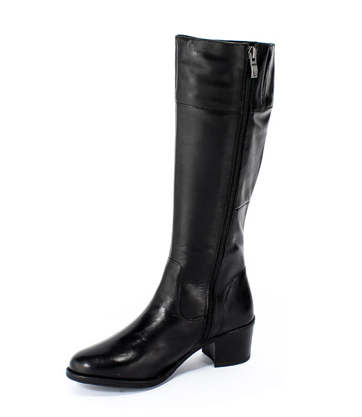 Kozaki Caprice 9-25550-23 022 Black Nappa Czarny Skóra