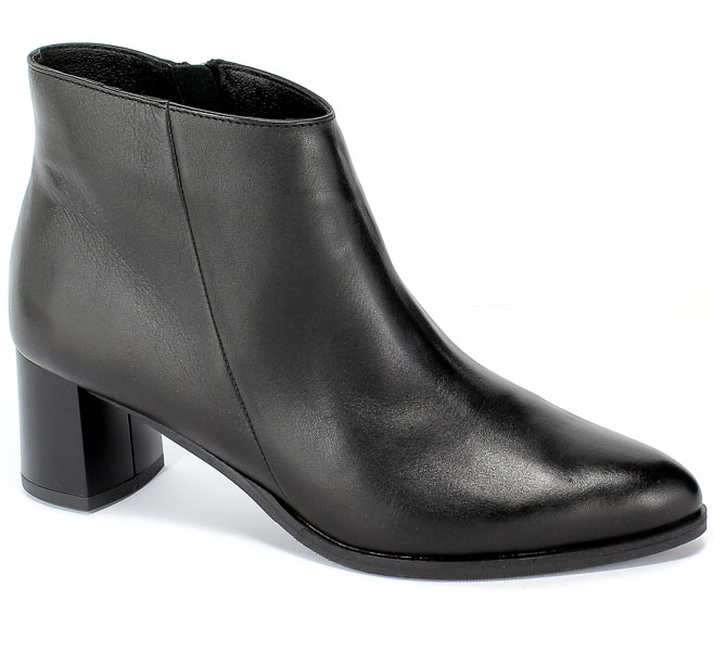 Botki Aga 6839/39 Czarny Skóra