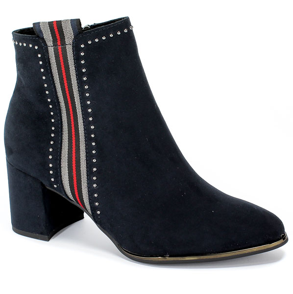 Botki Marco Tozzi 2-25379-23 888 Dk.Navy Comb Granat