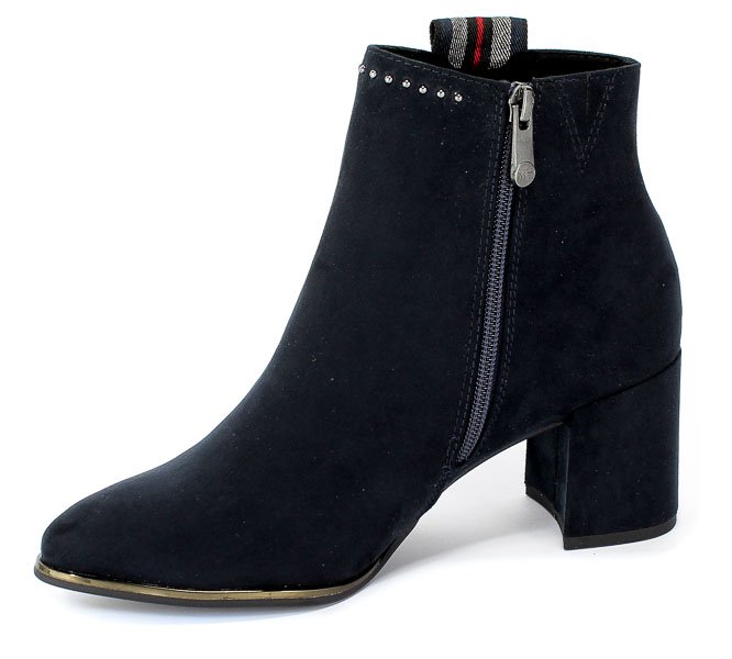 Botki Marco Tozzi 2-25379-23 888 Dk.Navy Comb Granat